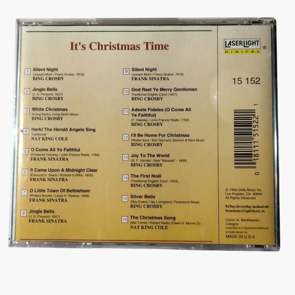 Christmas Favorites 3 CD Set By Bing Crosby Frank Sinatra Nat King Cole - Picture 4 of 15